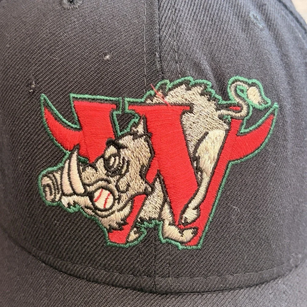 Winston Salem Warthogs MiLB New Era 59Fifty Fitted Wool Hat Size 7  1/8